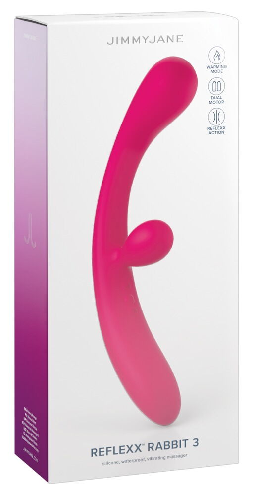 Rabbitvibrator "Reflexe Rabbit 3" med varmefunktion