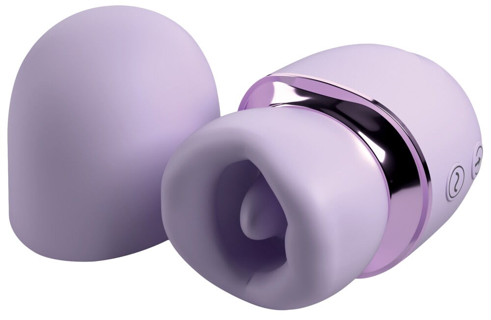 Tungevibrator "Hello Kiss Pro" med sugemund