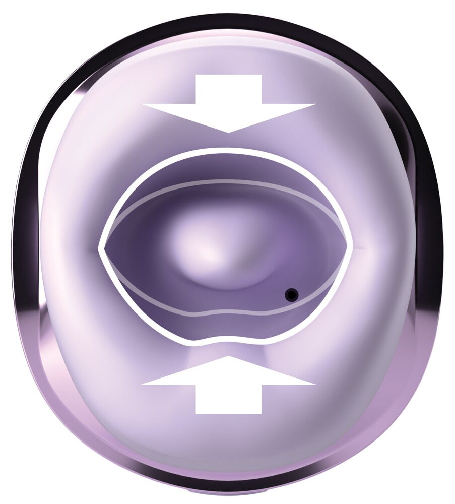 Tungevibrator "Hello Kiss Pro" med sugemund