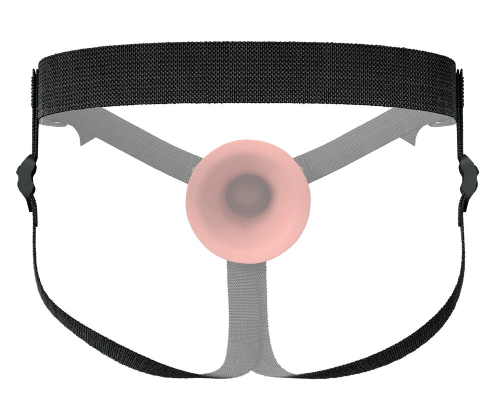Penishylster "Hollow Silicone Strap-on” med harness