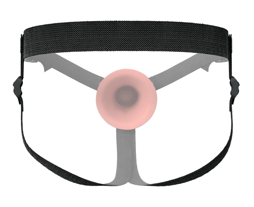 Penishylster "Hollow Silicone Strap-on” med harness