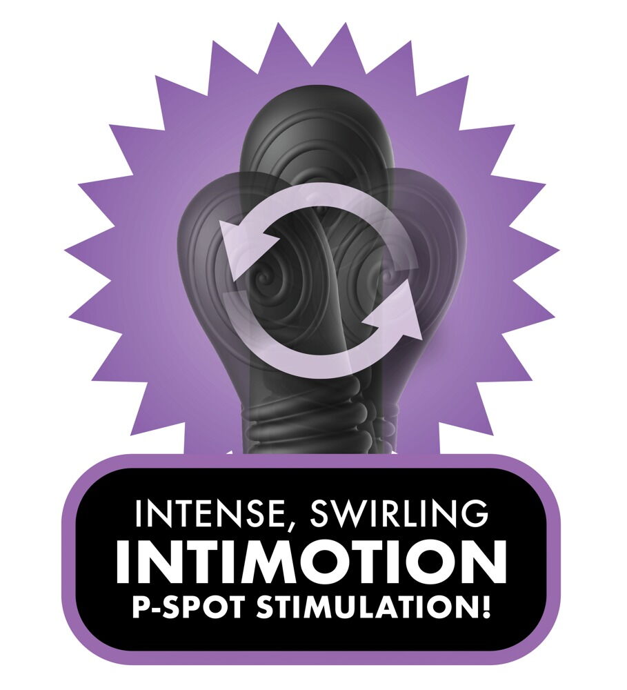 Analvibrator "Ass-Gasm IntiMotion“ med fjernbetjening