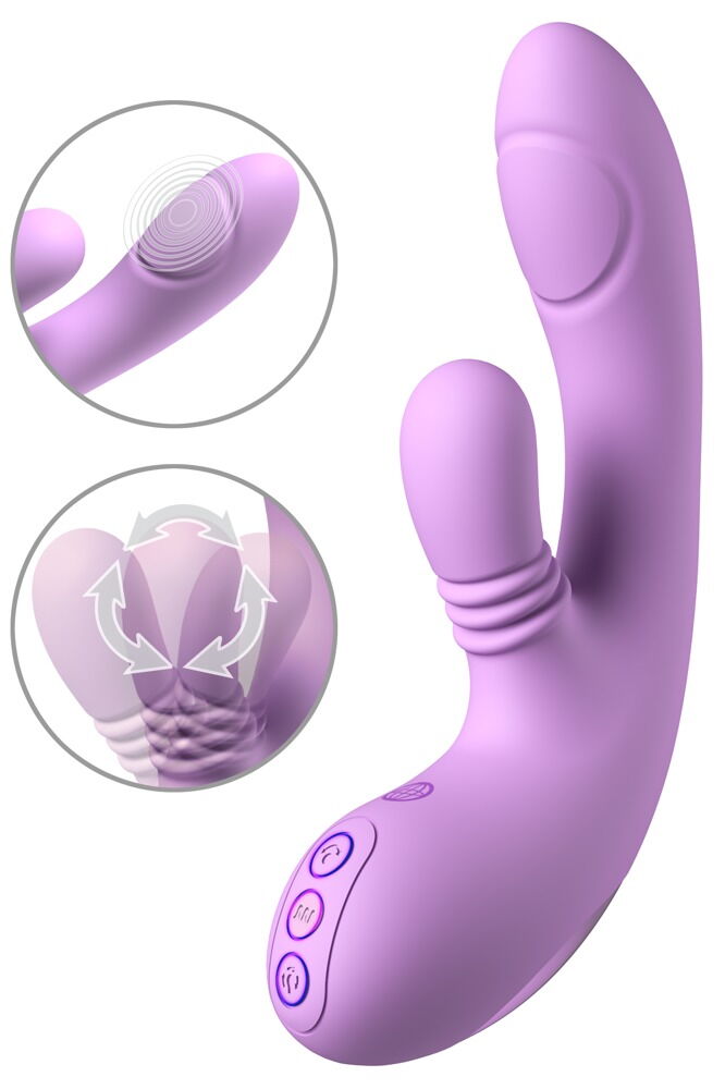 Rabbit Vibrator "IntiMotion Flutter Pro“ med 4 motorer