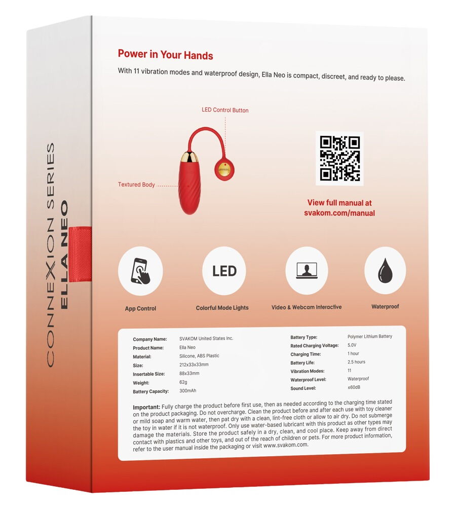 Vibroæg "Ella Neo"