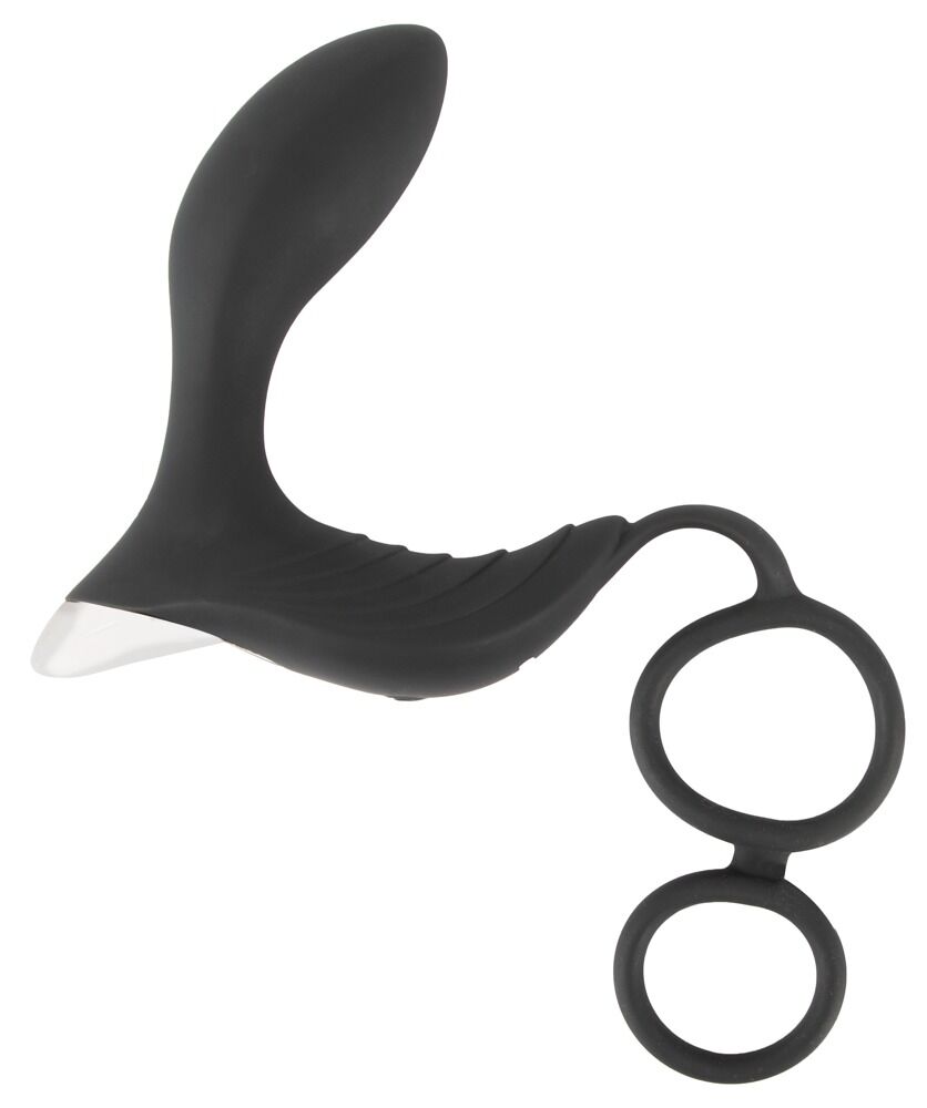 RC Prostata vibrator med penis- og testikelring