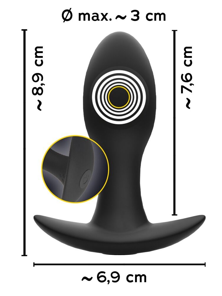 Analplug med vibration