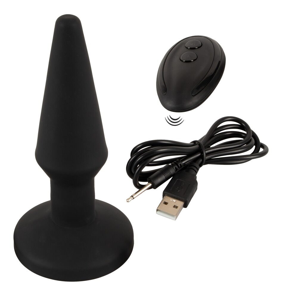 Oppustelig vibro-analplug