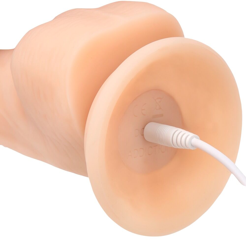Naturlig vibrator "8" roterende og vibrerende dong" med sugekop