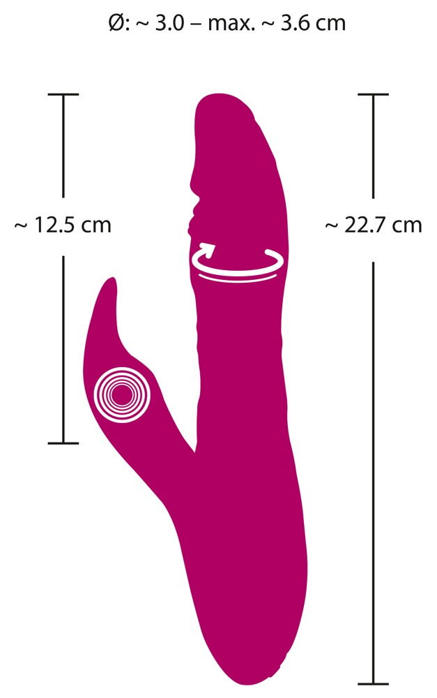 Vibrator med rotation