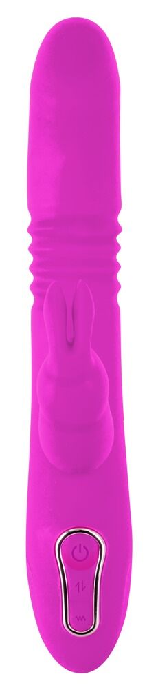 Rabbitvibrator Thrusting Pearl Rabbit Vibrator med stødende funktion og rotation
