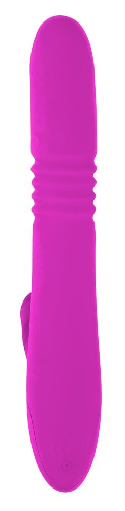 Rabbitvibrator Thrusting Pearl Rabbit Vibrator med stødende funktion og rotation