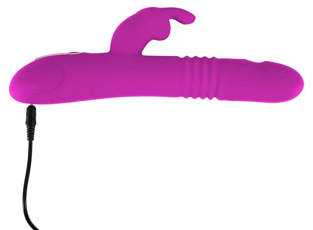 Rabbitvibrator Thrusting Pearl Rabbit Vibrator med stødende funktion og rotation