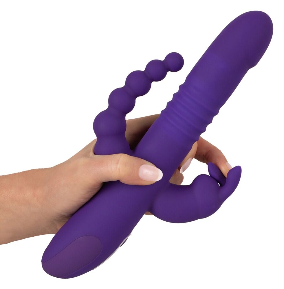 Thrusting Pearl Triple Vibrator