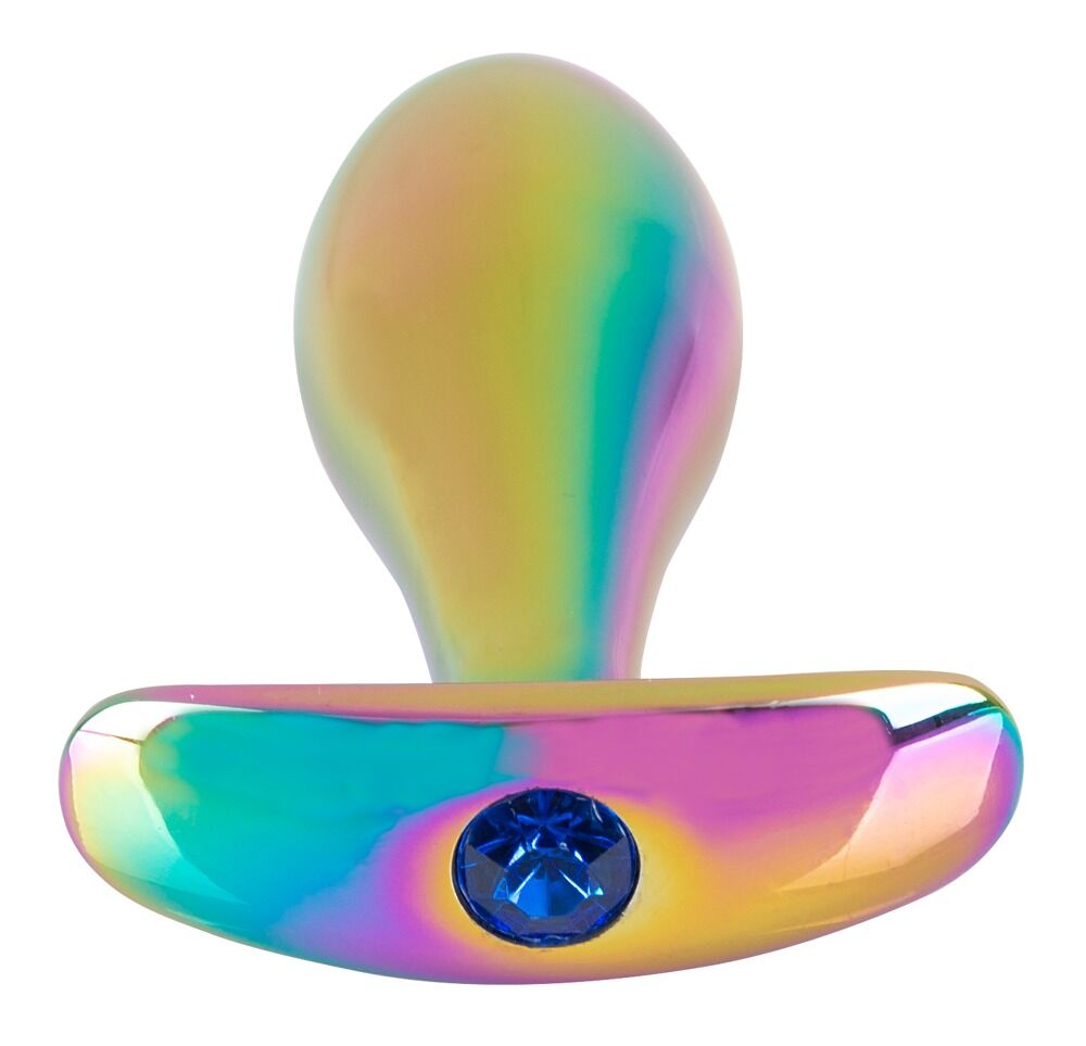 Metal Butt Plug Set in Rainbow Colors