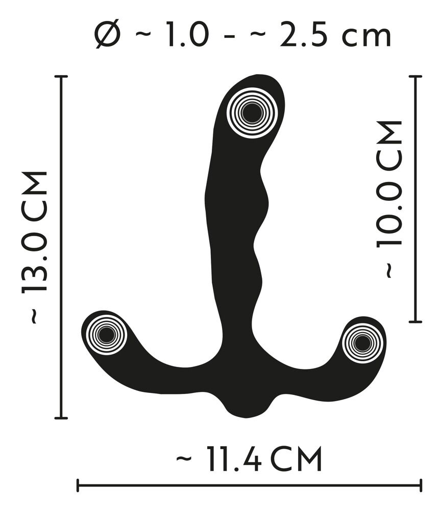 Flexible Prostate Stimulator with 3 Motors