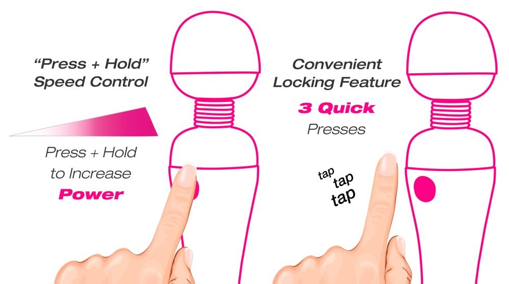 Massagestav "recharge", genopladelig