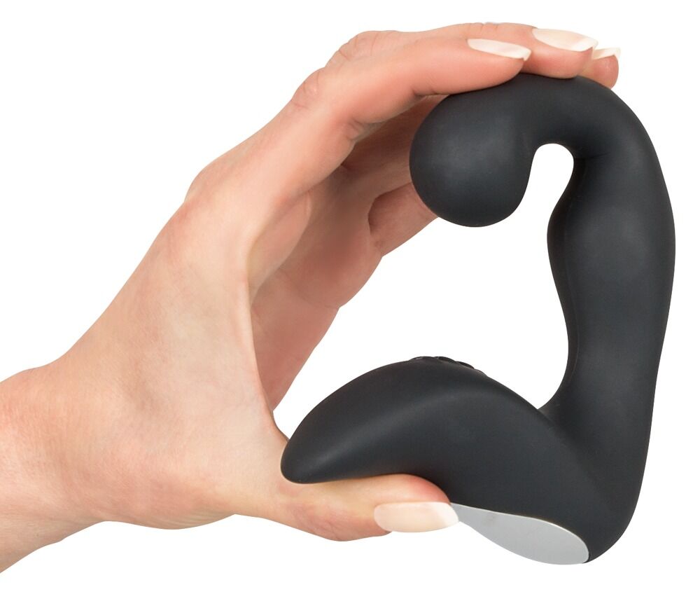 Prostatavibrator ”Rechargeable Prostate Stimulator” med Mellemkødstimulator, 14,6 cm