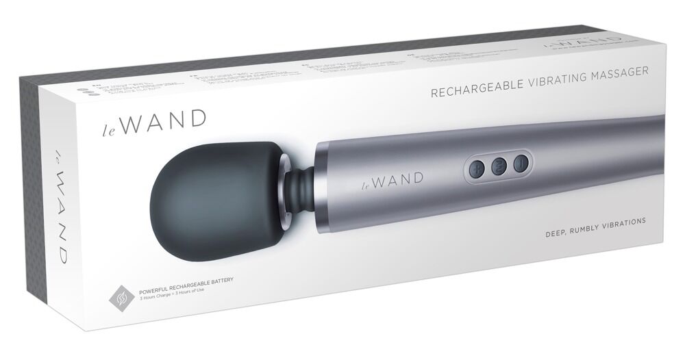 Massagestav "le Wand", 20 vibrationstilstande, 10 hastigheder