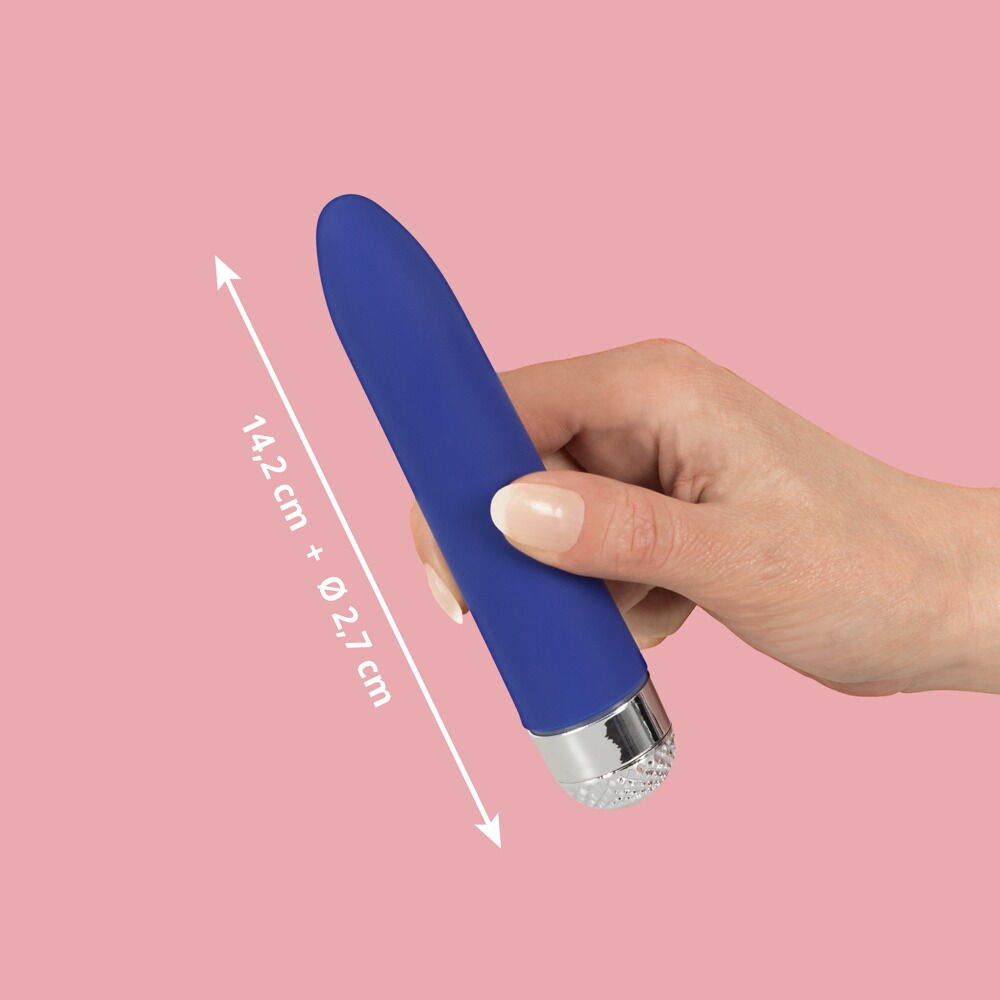 Vibrator med trinløst justerbar multispeed-vibration