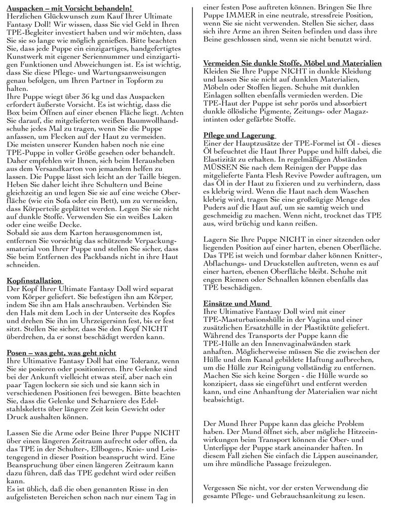 Ultimate Fantasy Doll Carmen