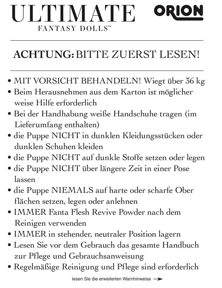 Ultimate Fantasy Doll Bianca