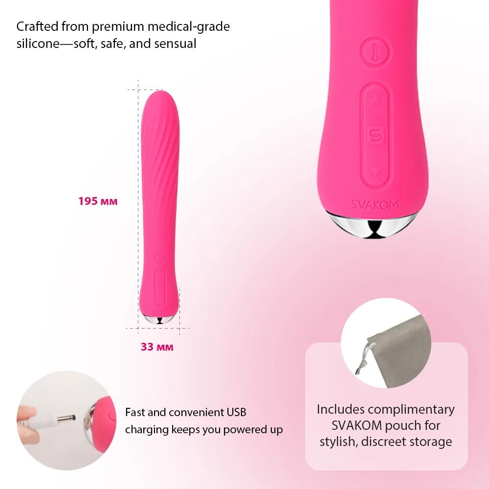 Vibrator "Anya" med varmefunktion