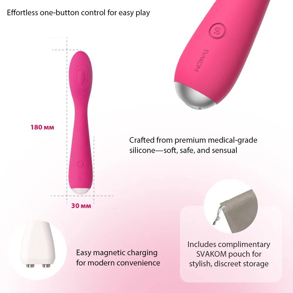 Iris Plum Red G-Punkt-Vibrator