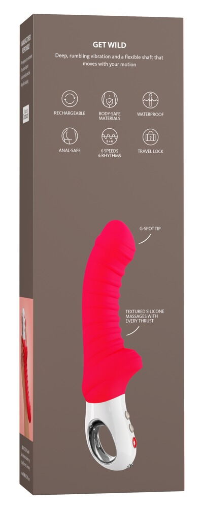 G-punkt vibrator "G5 Tiger" med 6 vibrationstilstande i 6 intensiteter