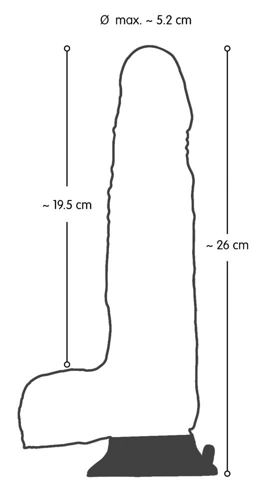 Penisvibrator m/fjernkontrol