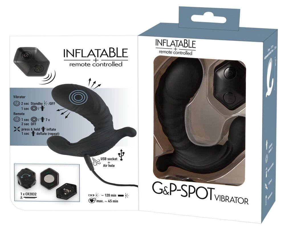 RC + Inflatable G&P Spot Vibrator