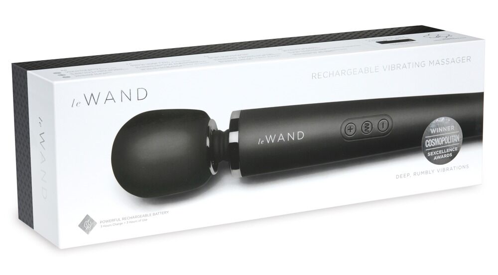 Massagestav "le Wand", 20 vibrationstilstande, 10 hastigheder