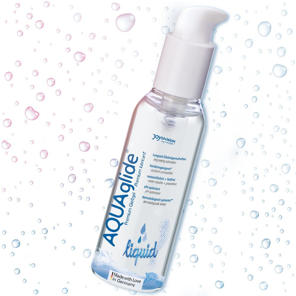 Glidecreme "AQUAglide liquid" med en flydende konsistens