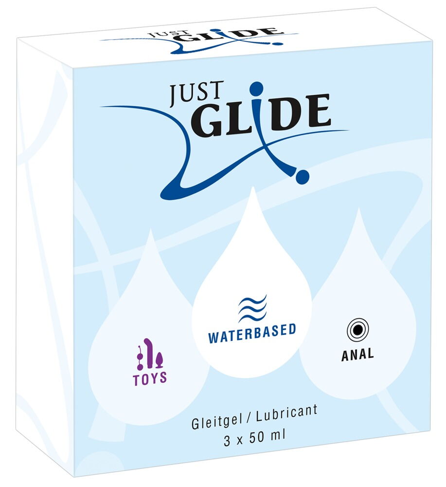 Just Glide sæt 3 x 50 ml