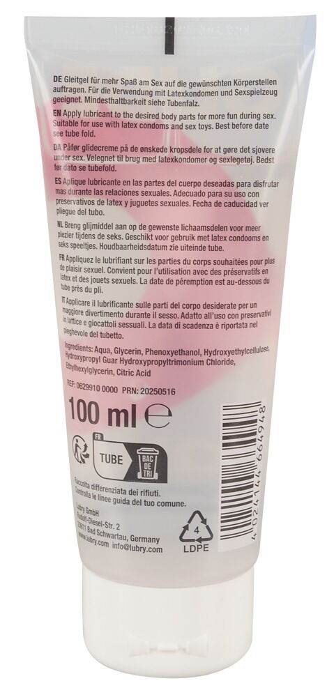 Glidegel „O-Aqua“ på vandbasis