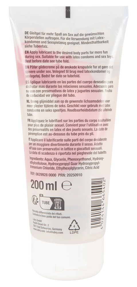 Glidegel „O-Aqua“ på vandbasis