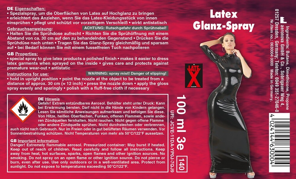 Latex glans spray