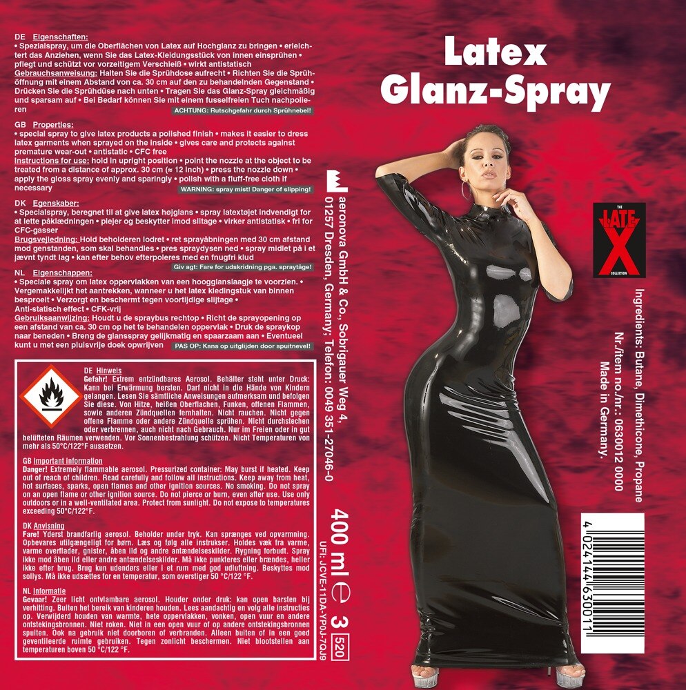 Latex glans spray