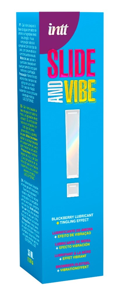 Intimgel „Slide and Vibe!“ med prikkende effekt