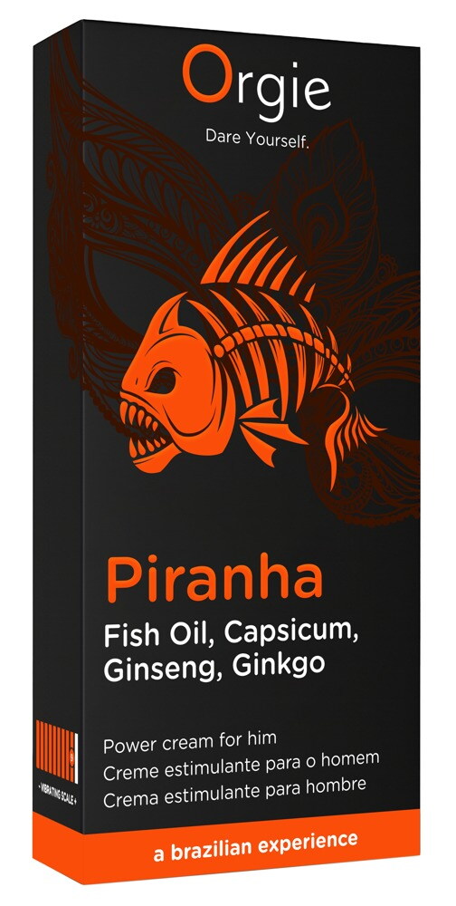 Peniscreme "Piranha“ til stærke erektioner
