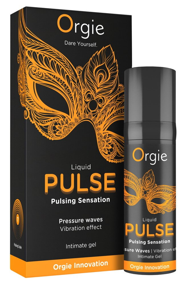Stimulerende gel "Liquid Pulse" med is-karamel-smag