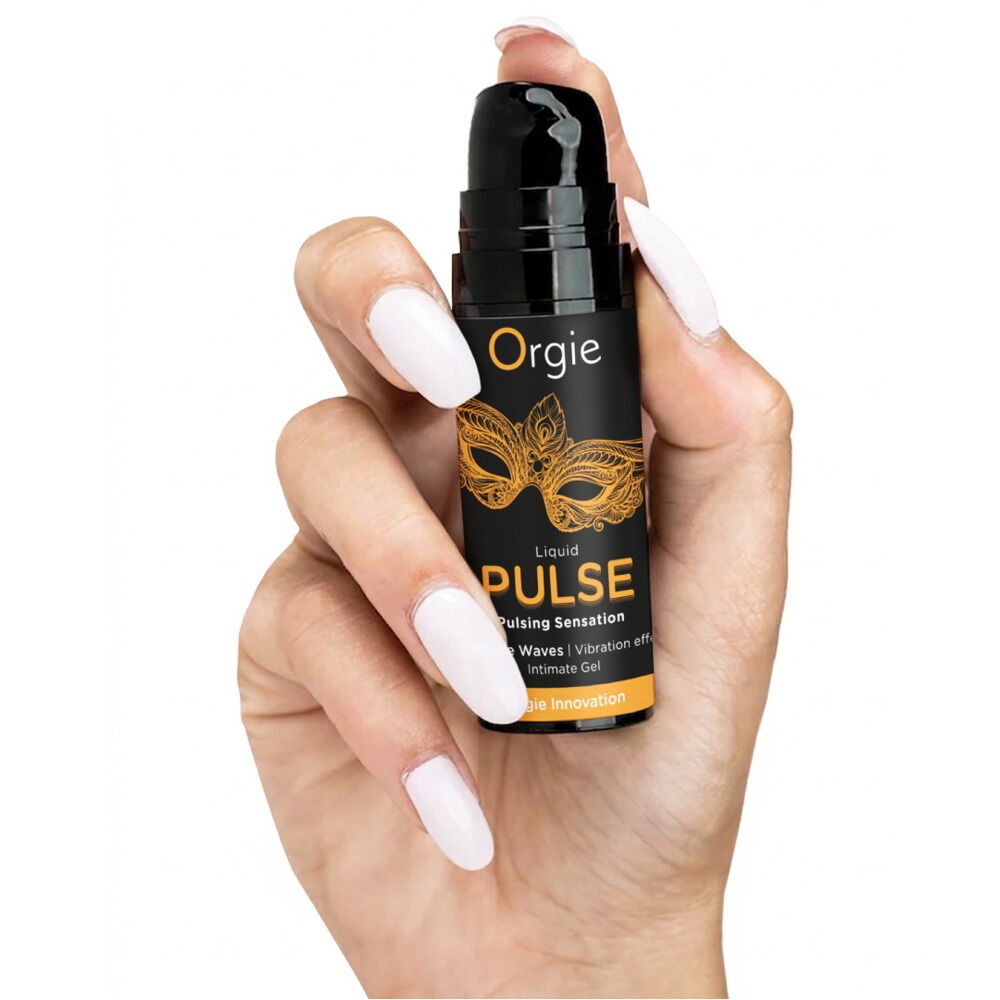 Stimulerende gel "Liquid Pulse" med is-karamel-smag