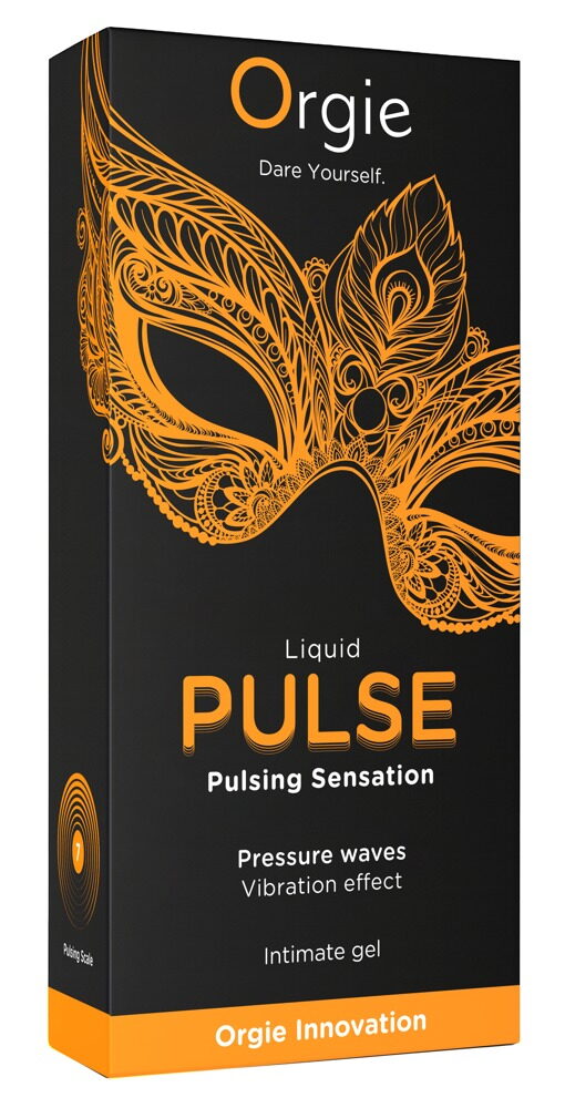 Stimulerende gel "Liquid Pulse" med is-karamel-smag