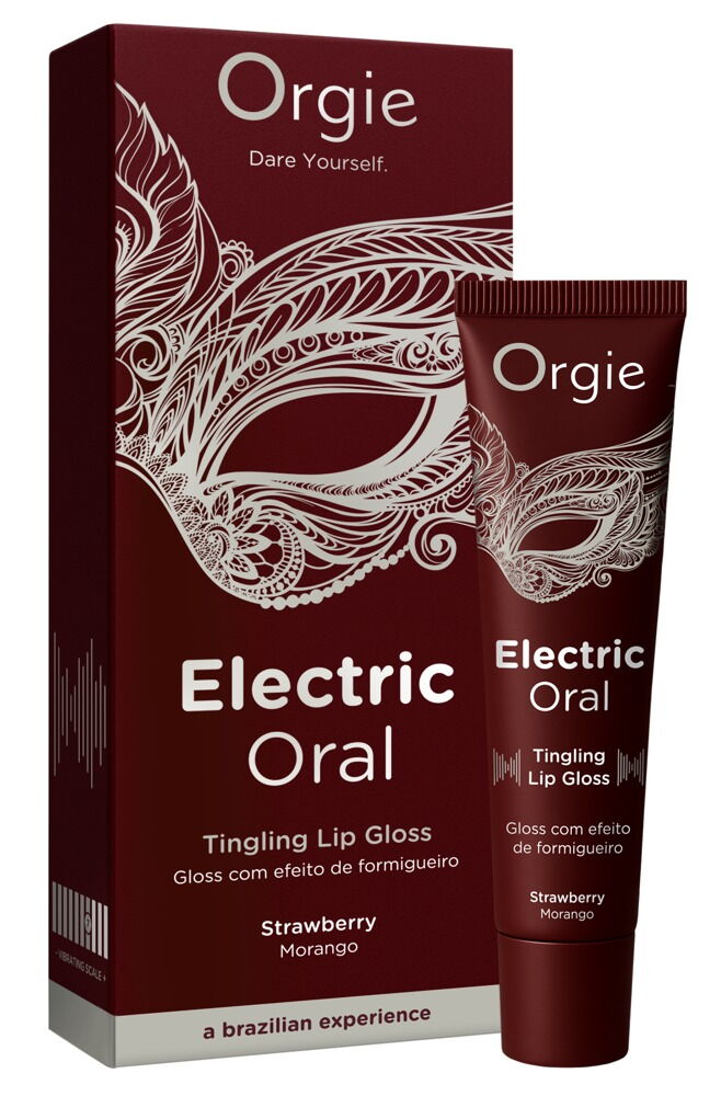 Lipgloss "Electric Oral“ med jordbærsmag