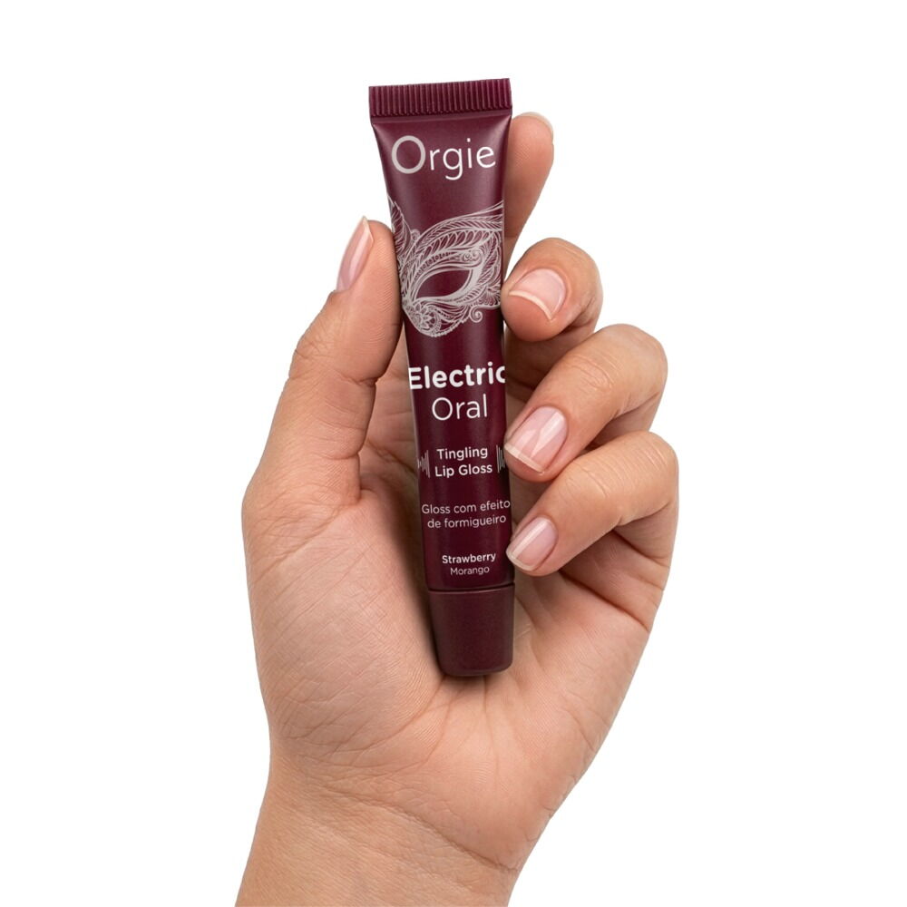 Lipgloss "Electric Oral“ med jordbærsmag