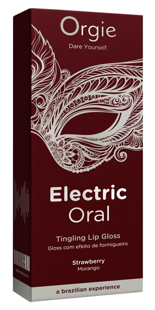 Lipgloss "Electric Oral“ med jordbærsmag