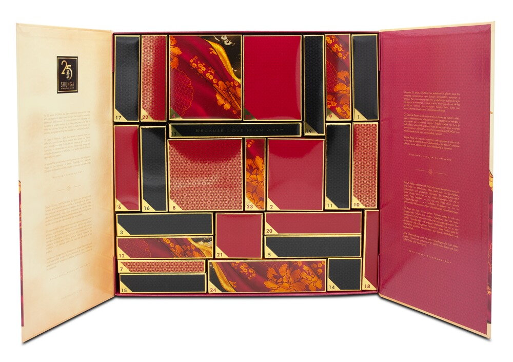 Erotisk julekalender "Calendar of Desires" med 25 luksuriøse intimprodukter