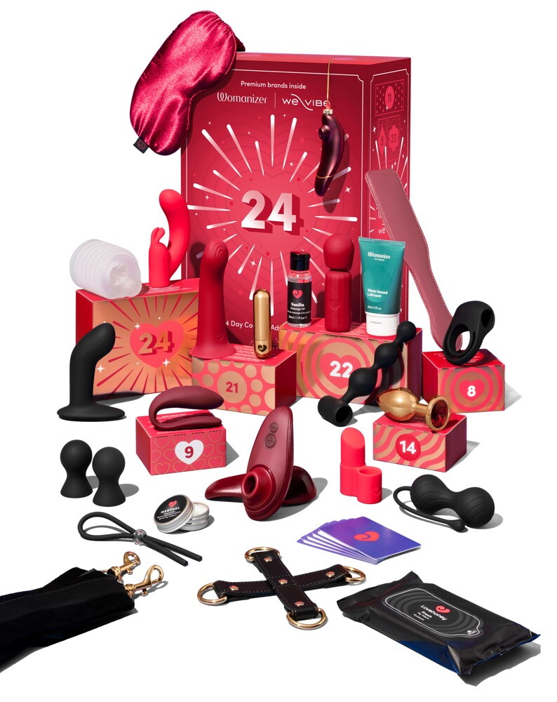 Erotisk julekalender "Couples" inklusive Womanizer Liberty og We-Vibe Sync Lite