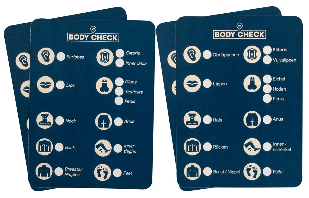 Parspil "Body Map" med kort