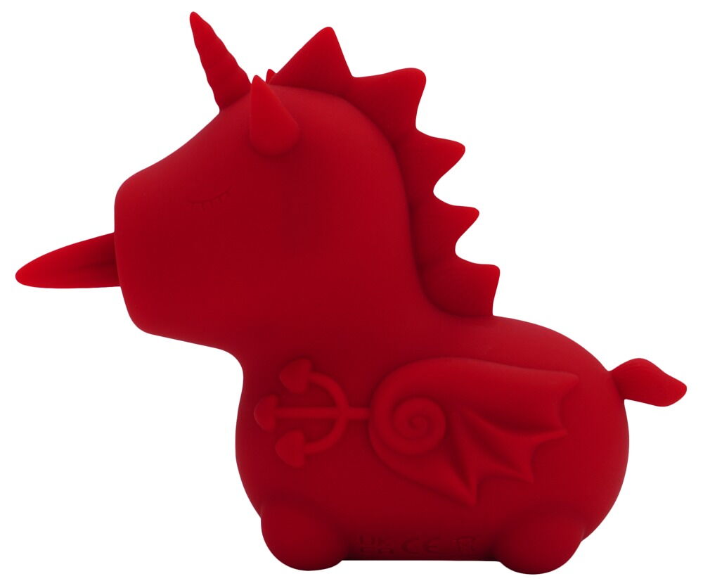 Lay-on-vibrator "Blaze Diablo" i et sødt enhjørningsdesign