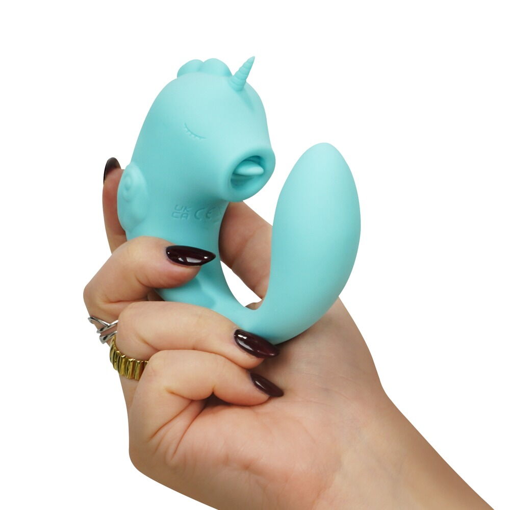 Vibrator "C-Horse Ocean Peak" med klitorisstimulator